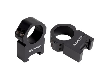 Weaver Mounts 48383 Precision  Black Aluminum 1″ Tube Extra High