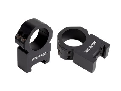 Weaver Mounts 48387 Precision  Black Aluminum 30mm Tube High