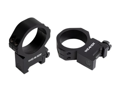 Weaver Mounts 99525 Precision Tactical  Black Aluminum 34mm Tube Medium