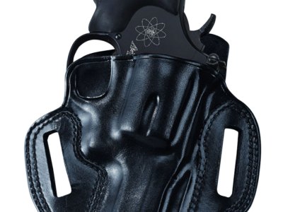 Galco CM248B Combat Master  OWB Black Leather Belt Slide Fits Sig P220 Fits Sig P226 Fits Browning BDA Right Hand