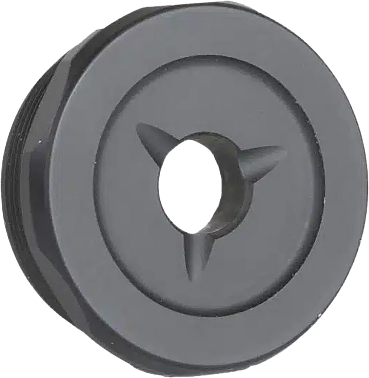 Jk Armament JK155LTEC30 LT Flash Reducer End Cap 30Cal Fits Aluminum Hard Anodized Black