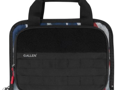 Allen 1122 Victory Taper Case Double Red/White/Blue Holds 2 Handguns