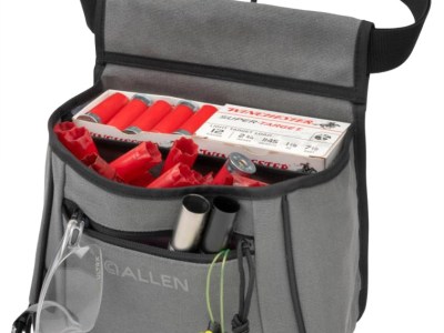 Allen 8409 Rival Shell Bag Double Gray Cotton Canvas 2 Boxes of Shells