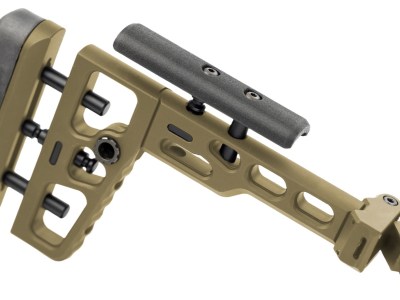 Samson 040617032 S.A.S. K Folding Stock Flat Dark Earth Anodized Aluminum