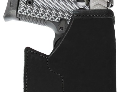 Galco PRO652B Pocket Protector  Black Leather Fits S&W M&P Shield/Plus/2.0 Ambidextrous