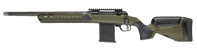 Savage Arms 32943 110 UltraLite Predator 6mm ARC 10+1 18″ Carbon Fiber Barrel, Arca Rail Forend, Hunter Green AccuStock w/AccuFit V2 Synthetic Stock, Left Hand