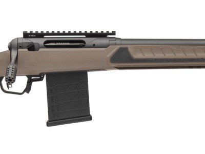 Savage Arms 32666 110 Core Tactical 5.56 NATO 10+1 18″ Medium Heavy Fluted Barrel, Arca Rail Forend, Coyote Tan AccuStock w/AccuFit V2 Synthetic Stock, Right Hand