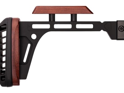 Woox SH.STK122.03 Forty-Seven Edge Stock Fixed Aluminum/American Walnut