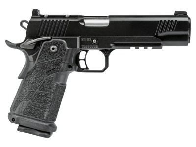 Kimber Mfg, Inc 3600307 DS Warrior 9mm Luger 10+1 5″ Matte Stainless Barrel, KimPro Black Optic Ready/Serrated Slide Optic Cut/Serrated Slide, Black Stainless Steel Frame w/Beavertail & Picatinny Rail