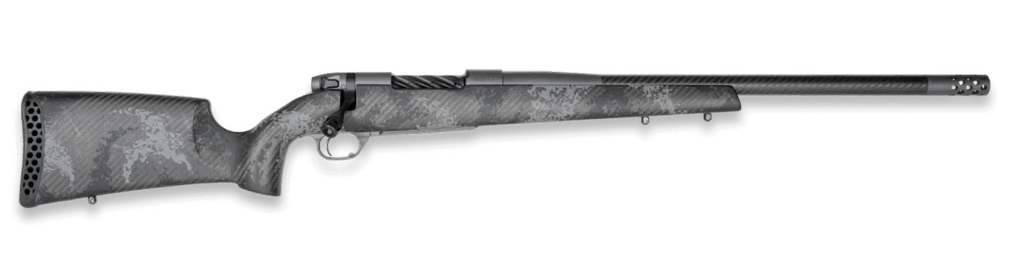 Weatherby MLC01N653WR8B Mark V Live Wild Carbon 6.5-300 WBY Mag 3+1 26″ Carbon Gray Cerakote Carbon Fiber Threaded Barrel, Carbon Gray Cerakote Steel Drilled & Tapped Receiver, Exposed Carbon w/Black