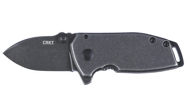 CRKT 2485KC   SQUID COMPACT     1.75 PLAIN   BLACK