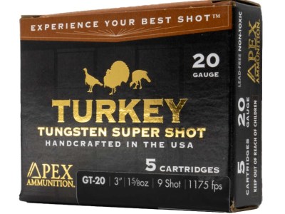 APEX AMMO GT20-9     20G 3    1-5/8 9         5/10