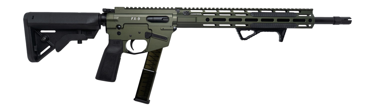 FREEDOM ORDNANCE FX9R16E-ODG 9MM 16″ B5 BRAVO