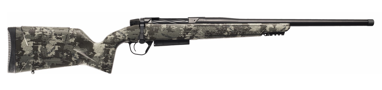 Christensen Arms 801-15037-02 Evoke Hunter 7mm BC 4+1 16.25″ Black Cerakote Threaded Barrel, Receiver & Forend w/Picatinny Rail, Brush Camo Fixed Synthetic Stock