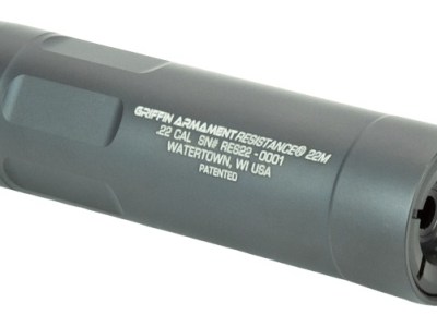 Griffin Armament GARS22-W Resistance 22 Cal 1.375″ Black Aluminum 1/2″x28