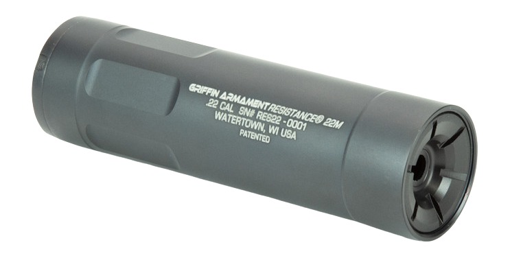 Griffin Armament GARS22-W Resistance 22 Cal 1.375″ Black Aluminum 1/2″x28