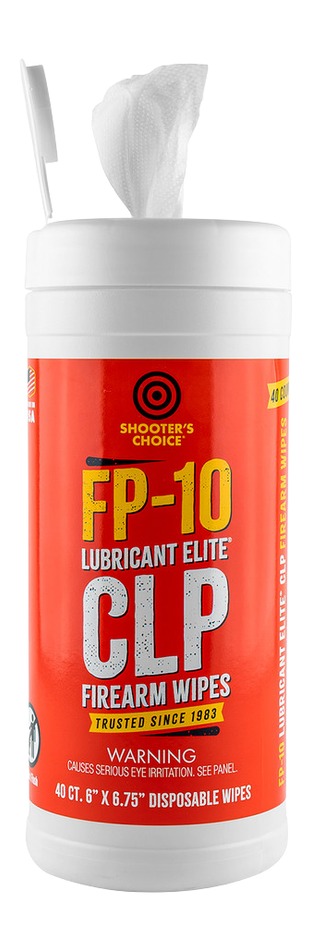SHOOTERS SHF-40C-FP10 FP-10 LUBRICANT ELITE WIPES