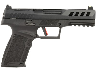 Tisas Arms 15200007 PX-5.7  5.7x28mm 20+1 4.70″ Black QPQ Carbon Steel Optic Ready/Serrated Slide, Black Polymer Frame w/Picatinny Rail, Polymer Grip