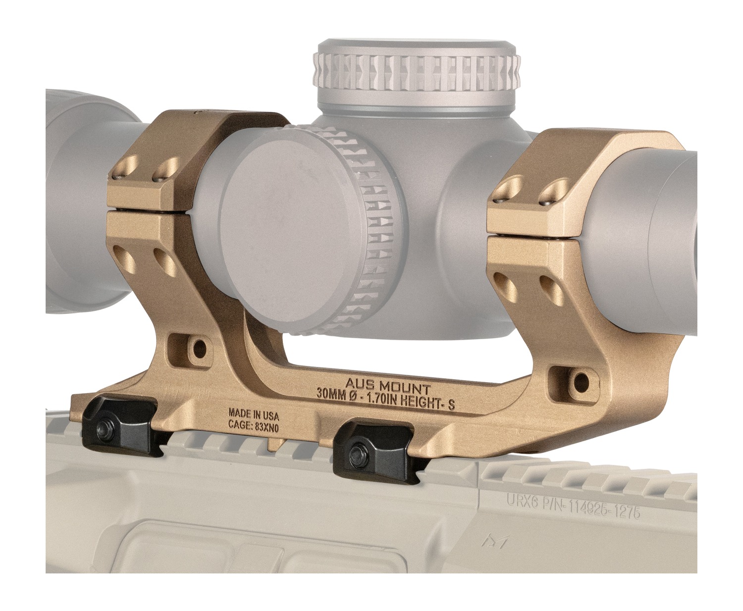 REPTILIA 100239 AUS 30MM OPTIC MOUNT 1.70″ FDE