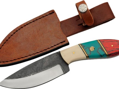 SZCO RITE EDGE 8.5″ REDTAIL – HUNTER LEATHER SHEATH