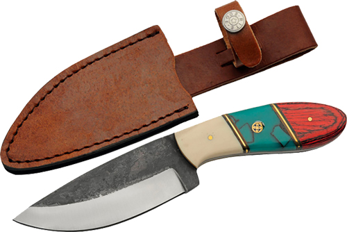 SZCO RITE EDGE 8.5″ REDTAIL – HUNTER LEATHER SHEATH