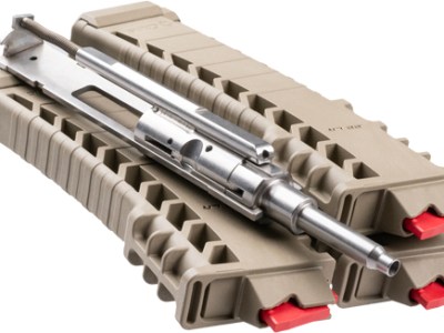 CMMG AR CONVERSION KIT .22LR – BRAVO 3-25RD MAGAZINES FDE