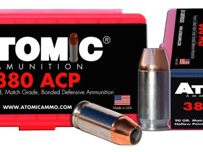 Atomic Ammunition 00414 Pistol Precision Craft 380ACP 90gr Hollow Point 50 Per Box/10 Case