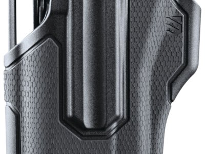 Blackhawk 419000BBL Omnivore  OWB Black Plastic Belt Slide Fits Most Semi-Autos, Left Hand