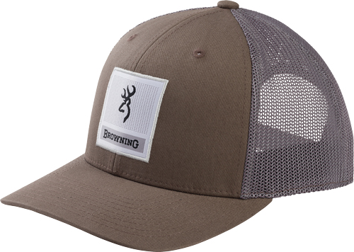 BROWNING CAP PROWLER MESH SNAP – BACK SQ BCKMK PATCH PEWTR OSFM