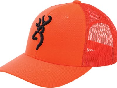 BROWNING CAP PROOF BLAZEORANGE – W/BUCKMARK MESH BACK MID PRFLE