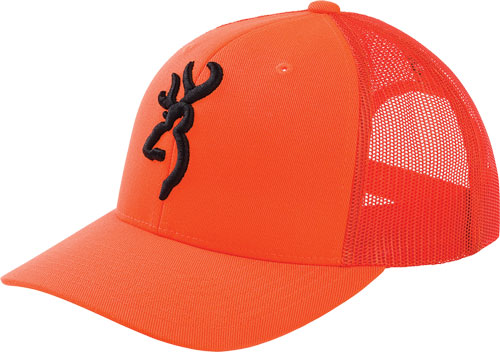 BROWNING CAP PROOF BLAZEORANGE – W/BUCKMARK MESH BACK MID PRFLE