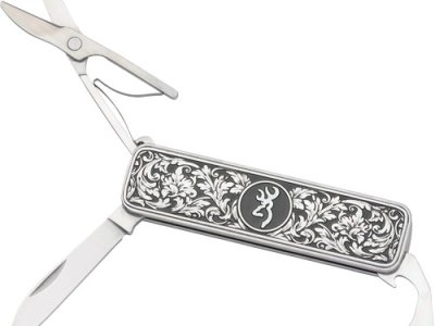 BROWNING KNIFE MORGAN FOLDER – MULTI FUNCTION SCROLL ENGRAVED