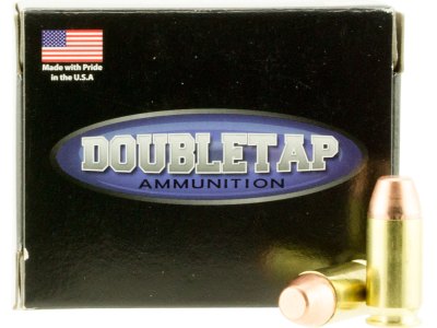 DoubleTap Ammunition 45A230FP Hunter  45ACP 230gr Full Metal Jacket Flat Point 20 Per Box/50 Case