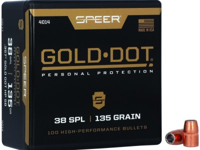 Speer 4014 Gold Dot Personal Protection 38Special 135gr Hollow Point 100 Per Box/5 Case