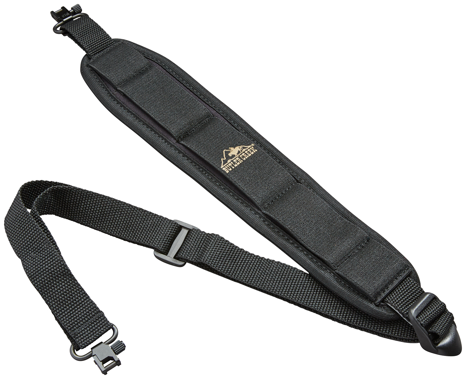 Butler Creek 81013 Comfort Stretch Rifle Sling Black Neoprene Adjustable Rifle