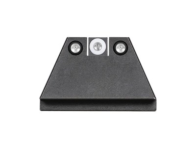 Night Fision GLK004003WGZ Suppressor Height Sights For Glock  Green Tritium White Outline Front Sight-Green Tritium Black Outline Rear Sight Glock 17/17L/19