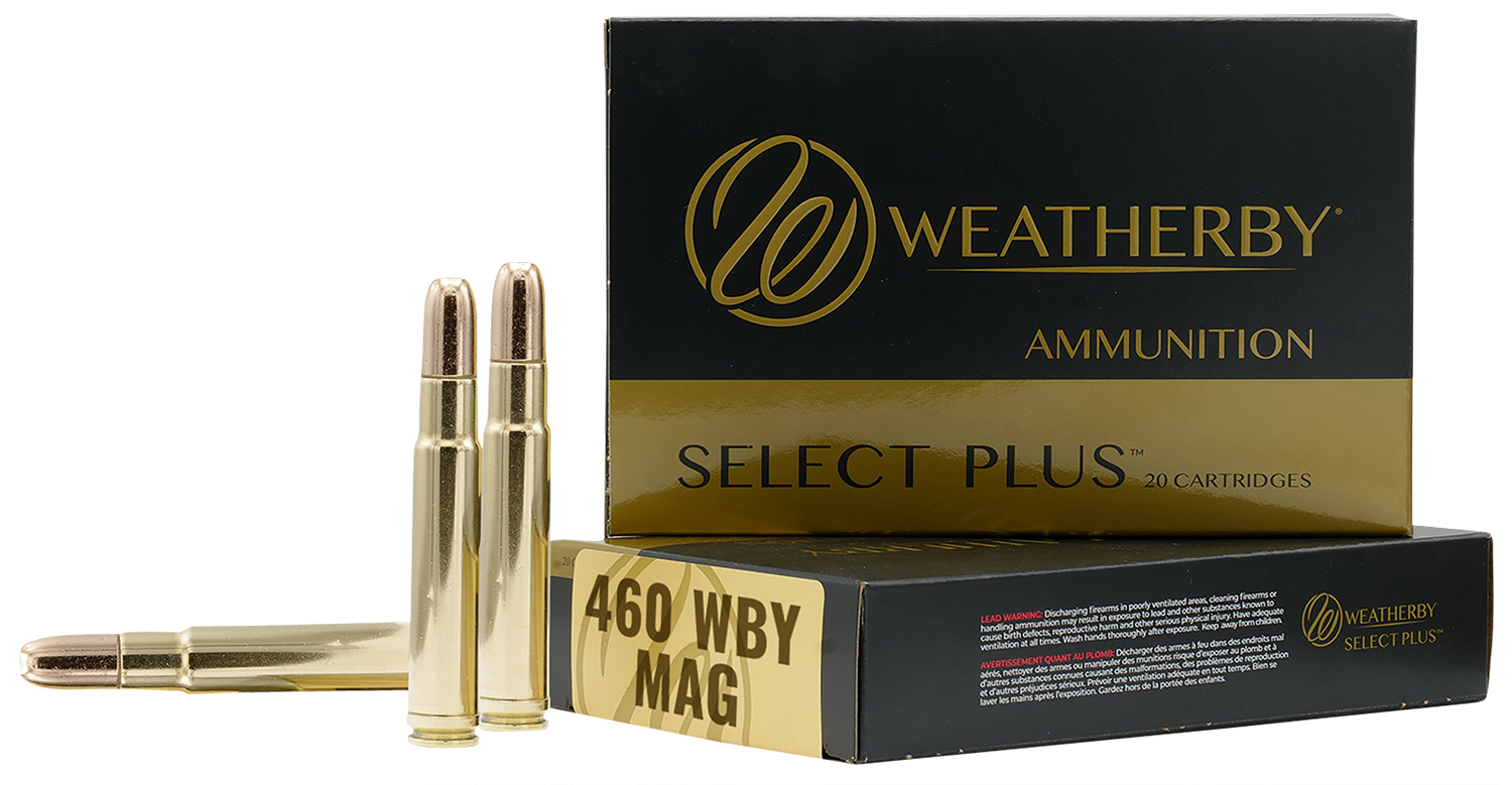 Weatherby B460450TSX Select Plus  460WthbyMag 450gr Barnes TSX Lead Free 20 Per Box/10 Case