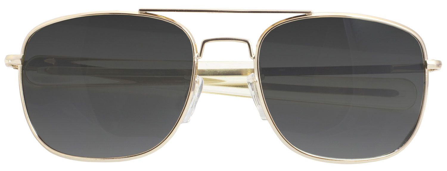 Humvee Adventure Gear HMV52BGOLD Sunglasses  Adult Gray Lens MIL-PRF-31013 Gold Frame