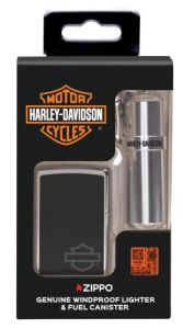ZIPPO WINDPROOF LIGHTER HARLEY – DAVIDSON & FUEL CANISTER SET