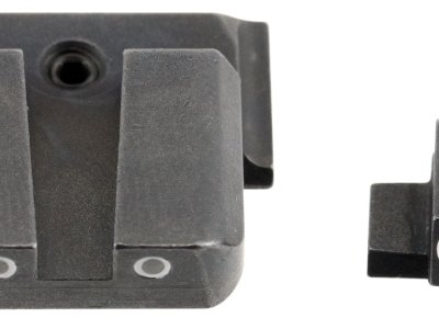 AmeriGlo SW801 Classic Tritium Sight Set for Smith & Wesson M&P  Green Tritium White Outline Front Sight-Green Tritium White Outline Rear Sight
