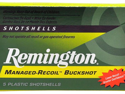 Remington Ammunition 20282 Managed Recoil Buckshot 12Gauge 2.75″ 00Buck Shot 5 Per Box/20 Case