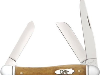 CASE KNIVES ANTIQUE BONE – SMOOTH MEDIUM STOCKMAN