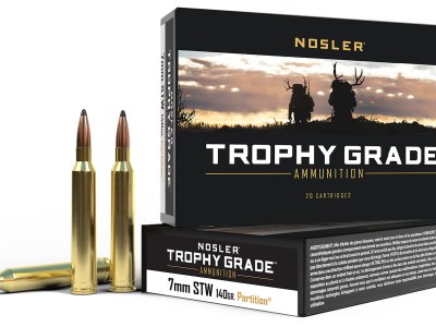 Nosler 60046 Trophy Grade  7mmSTW 140gr Nosler Spitzer Partition 20 Per Box/10 Case