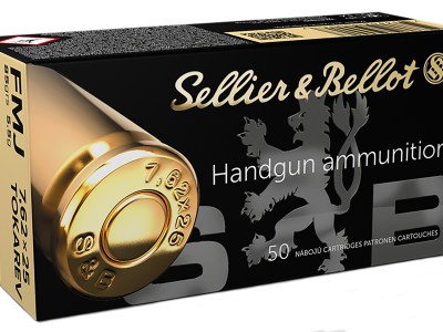 Sellier & Bellot SB762TOK Handgun  7.62x25mmTokarev 85gr Full Metal Jacket 50 Per Box/30 Case