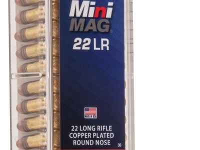 CCI 0030 Mini-Mag High Velocity 22LR 40gr Copper Plated Round Nose 100 Per Box/50 Case