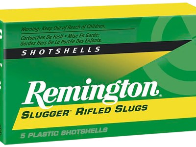 Remington Ammunition 20302 Slugger  12 Gauge 2.75″ 1 oz Rifled Slug Shot 5 Per Box/ 50 Cs
