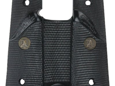 Pachmayr 02919 Signature Grip Wraparound Checkered Black Rubber for Colt MK IV Series 80 Delta Elite