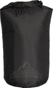 RED ROCK ROLL TOP DRY BAG – 13 LITER WATERPROOF BLACK