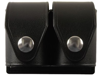 HKS 203PLBN SpeedLoader Case  Double Black Large Hytrel Belt Loop Fits S&W/Ruger/Colt/Taurus/Dan Wesson Belts 2.25″ Wide