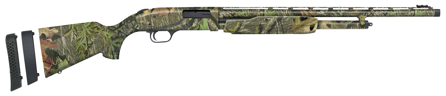 Mossberg 54157 500 Super Bantam Compact 20 Gauge Pump 3″ 5+1 Overall Mossy Oak Obsession 22″ Vent Rib Barrel, Steel Receiver & Adj LOP Mossy Oak Obsession Synthetic Stock, Right Hand, XF Turkey Choke